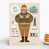 "Disney's Frozen Big Birthday Blowout" - Children's Birthday Party Invitations in Birch by Erica Krystek - Front