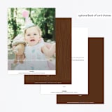"Disney's Frozen Big Birthday Blowout" - Children's Birthday Party Invitations in Birch by Erica Krystek - Back of Card Options