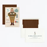 "Disney's Frozen Big Birthday Blowout" - Children's Birthday Party Invitations in Birch by Erica Krystek - Assembled