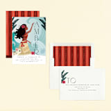 "Disney's Moana of Motunui" - Children's Birthday Party Invitations in Ocean by Ana de Sousa - Assembled