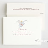 "Disney's Dumbo" - Children's Birthday Party Invitations in Sugar by Teju Reval - FREE Recipient Addressing