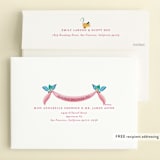 "Disney's Cinderella dressmakers" - Children's Birthday Party Invitations in Peony by Jackie Crawford - FREE Recipient Addressing