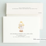 "Disney Enchanted Beauty And The Beast Tea Party" - Children's Birthday Party Invitations in Lemonade by Rebecca Smith - FREE Recipient Addressing