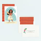 "Disney's Moana Make Way, Make Way" - Children's Birthday Party Invitations in Shell by Itsy Belle Studio - Assembled