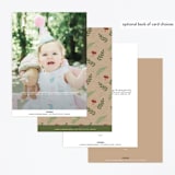 "Disney's Bambi Our Deerest" - Children's Birthday Party Invitations in Fawn by Hudson meet Rose - Back of Card Options