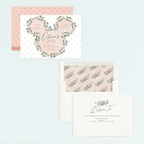 "Disney's Minnie wildflower" - Children's Birthday Party Invitations in Clementine by Susan Zinader - Assembled