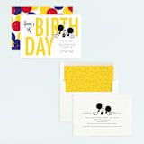 "Disney's Mickey Mouse Birthday Fun" - Children's Birthday Party Invitations in Sunshine by Julee London - Assembled