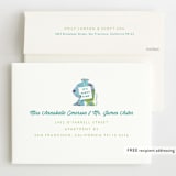"Disney and Pixar's Monster's Inc Party" - Children's Birthday Party Invitations in Marshmallow by Holly Whitcomb - FREE Recipient Addressing