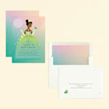 "Tiana from Disney's The Princess And The Frog" - Children's Birthday Party Invitations in Spearmint by Lori Wemple - Assembled