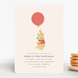 "Disney's Pooh Bear Birthday" - Children's Birthday Party Invitations in Clay by Itsy Belle Studio - Front