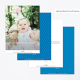 "Disney and Pixar's Cars Kachow" - Children's Birthday Party Invitations in Sky by Carly Reed Walker - Back of Card Options