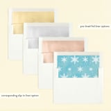 "Disney Elsa's Snowflakes" - Children's Birthday Party Invitations in Frost by Holly Whitcomb - Envelope Liner Options