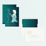 "Disney's Elsa It's A Magical Time" - Children's Birthday Party Invitations in Ice by Ana de Sousa - Assembled