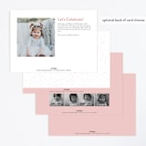 "Whimsical" - Children's Birthday Party Invitations in Icing by Emily Betts - Back of Card Options