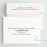 "Paint Kit" - Children's Birthday Party Invitations in Tangerine by Shari Margolin - FREE Recipient Addressing