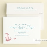 "Darling Mermaid" - Children's Birthday Party Invitations in Bubblegum by Oscar and Emma - Karly Depew - FREE Recipient Addressing