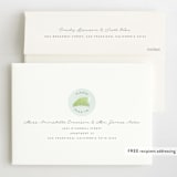 "Frosty" - Children's Birthday Party Invitations in Lime by Brianne Larsen - FREE Recipient Addressing