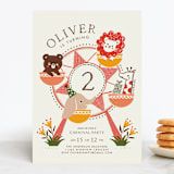 "little carnival" - Children's Birthday Party Invitations in Apple by Vivian Yiwing - Front