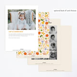 "little wildflower" - Children's Birthday Party Invitations in Vibrant by Ellen Schlegelmilch - Back of Card Options