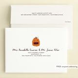 "Eat, Drink, and be Scary" - Children's Birthday Party Invitations in Vanilla Spice by Rebecca Smith - FREE Recipient Addressing