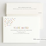 "Sprinkle Dots" - Children's Birthday Party Invitations in Brights by Inkblot Design - FREE Recipient Addressing