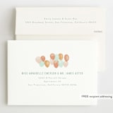 "balloons in two" - Children's Birthday Party Invitations in Sky by Angela Garrick - FREE Recipient Addressing