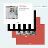 "birthday butterfly" - Children's Birthday Party Invitations in Coral by Rebecca Durflinger - Back of Card Options