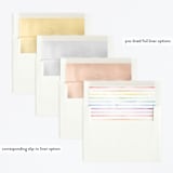 "Balloon Arch" - Children's Birthday Party Invitations in Rainbow by Robert and Stella - Envelope Liner Options