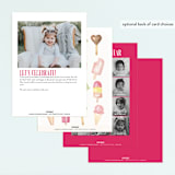 "Ice Cream Parlor" - Children's Birthday Party Invitations in Blush by Nicoletta Savod - Back of Card Options