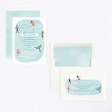 "playful ice rink" - Children's Birthday Party Invitations in Glacier by Karidy Walker - Assembled