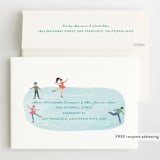 "playful ice rink" - Children's Birthday Party Invitations in Glacier by Karidy Walker - FREE Recipient Addressing