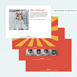 "Theme Park" - Children's Birthday Party Invitations in Citrus by Anupama - Back of Card Options