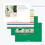 "This Guy" - Children's Birthday Party Invitations in Spectrum by Baumbirdy - Back of Card Options