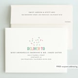 "Pinata" - Children's Birthday Party Invitations in Seafoam by Keen Peachy - FREE Recipient Addressing