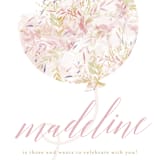 "floral balloon" - Children's Birthday Party Invitations in Bubblegum by Phrosné Barwood - Detail