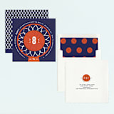"Game Night" - Children's Birthday Party Invitations in Navy by Anupama - Assembled