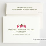 "Berry Sweet" - Children's Birthday Party Invitations in Strawberry by Laura Hankins - FREE Recipient Addressing