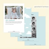 "farm animal friends" - Children's Birthday Party Invitations in Robin’s Egg by Jennifer Wick - Back of Card Options