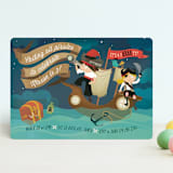 "pARRRty!" - Children's Birthday Party Invitations in Ocean by Lori Wemple - Front