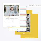 "Art Party" - Children's Birthday Party Invitations in Midnight by Amber Barkley - Back of Card Options