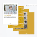 "Princess Crown Doodle" - Children's Birthday Party Invitations in Gold by Lehan Veenker - Back of Card Options