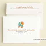 "Retro Skate" - Children's Birthday Party Invitations in Teal by Lehan Veenker - FREE Recipient Addressing