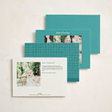 "A Goofy Birthday" - Children's Birthday Party Invitations in Teal by JeAnna Casper - Back of Card Options