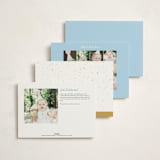 "Cinderella Storybook Birthday" - Children's Birthday Party Invitations in Teal by Three Wings North - Back of Card Options