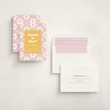 "Daisys" - Children's Birthday Party Invitations in Daisy by Little Print Design - Assembled