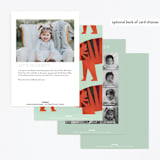 "Jungle Animals" - Children's Birthday Party Invitations in Forest by melanie mikecz - Back of Card Options
