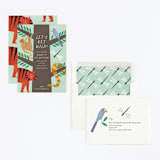"Jungle Animals" - Children's Birthday Party Invitations in Forest by melanie mikecz - Assembled