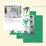 "Jungle Party" - Children's Birthday Party Invitations in Dragon Fruit by Cass Loh - Back of Card Options