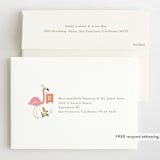 "Let's flamingle!" - Children's Birthday Party Invitations in Cotton Candy by Jennifer Wick - FREE Recipient Addressing