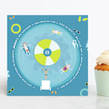"Splash Pool Party" - Children's Birthday Party Invitations in Sunshine by Anupama - Front